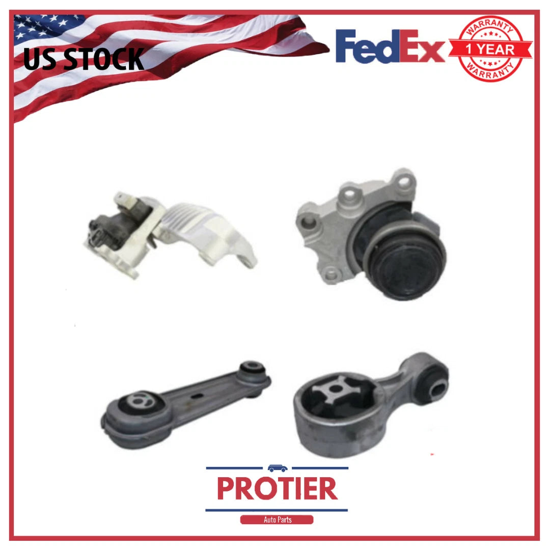 Motor & Trans Mount 4PCS Set Fit 2014-2019 Nissan Rogue 2.5L for Auto Trans 6B93BC-57