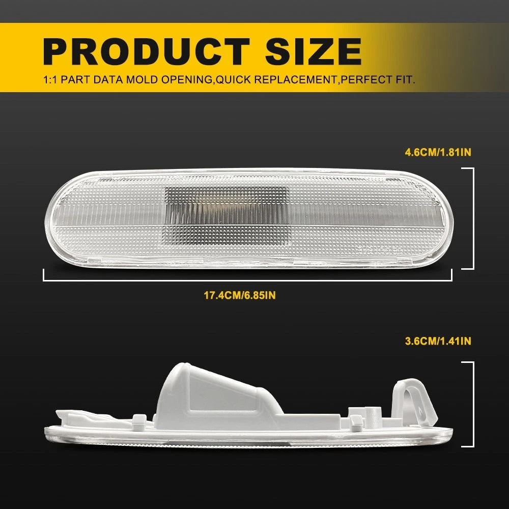 4X For 2002-2005 Honda Civic Si EP3 3Door LED Side Marker Light Waterproof EOA 6B93BC-57