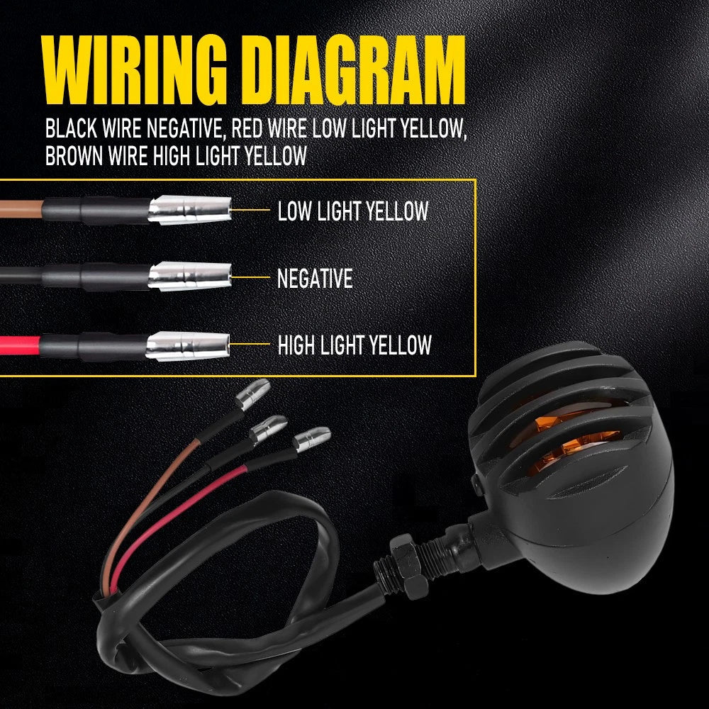 4pcs Turn Signals Lights For Honda Shadow VT ACE Aero Spirit VLX 600 750 1100 EA 6B93BC-57