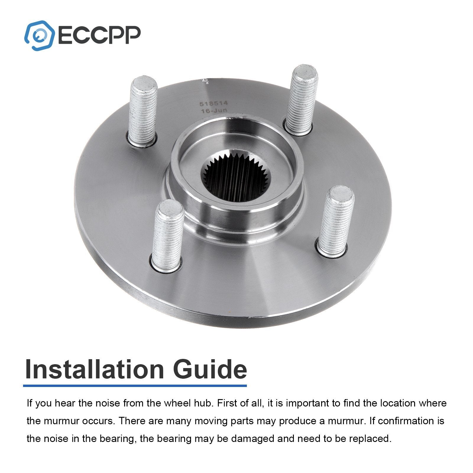 1Pc Wheel Hub & Bearing Kit Front FWD For Saturn SC1 SC2 SL SL1 SL2 SW1 SW2 1.9L 6B93BC-57