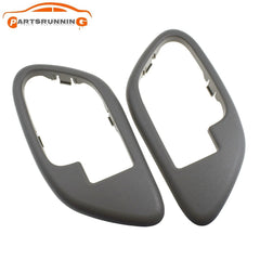 Left & Right Side Door Handle Trim Set Gray For 1995-1999 Chevrolet C1500 K1500 6B93BC-57