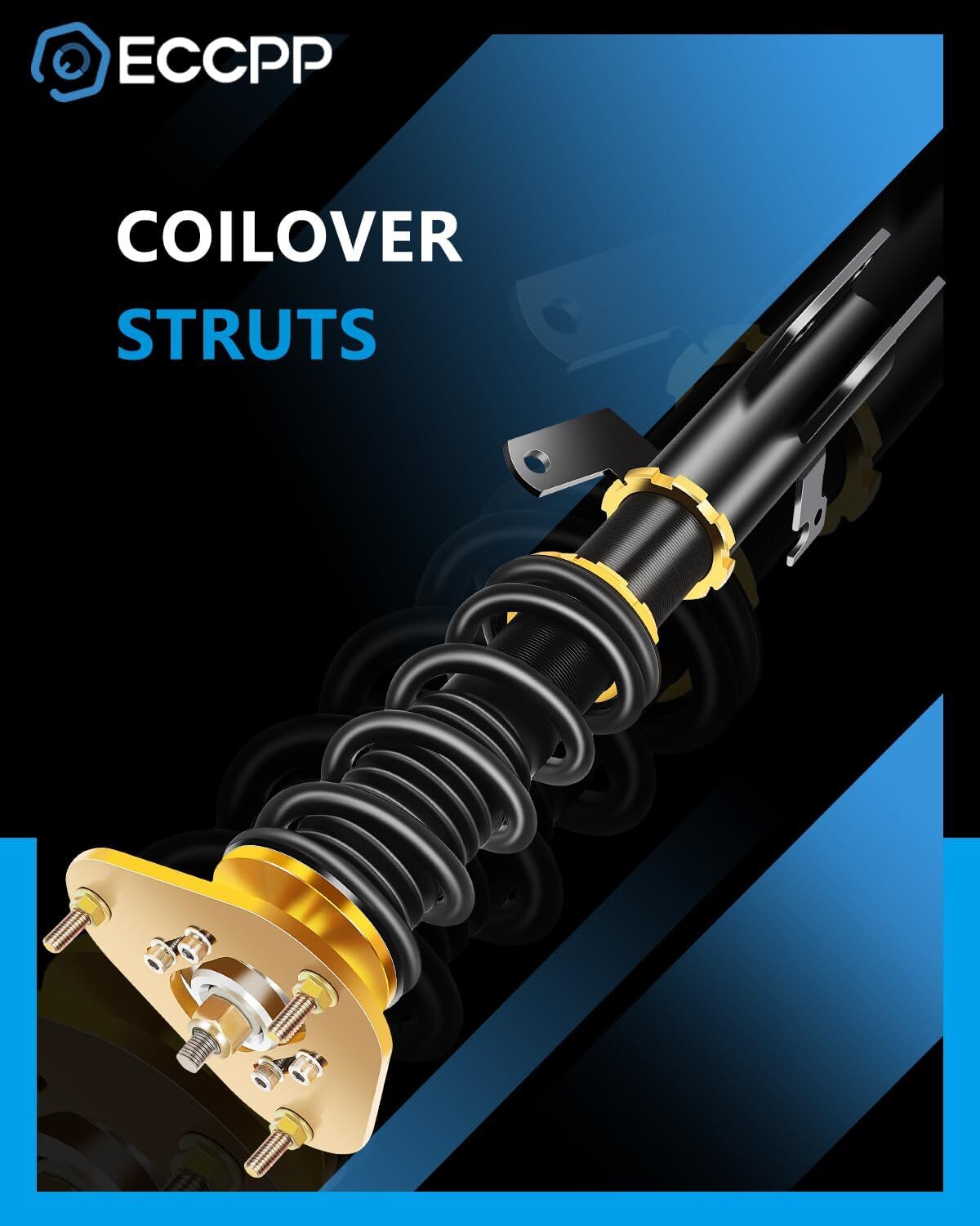 Suspension Lowering Kit Coilovers For 2009-2017 Toyota Corolla Struts Adjustable 6B93BC-57