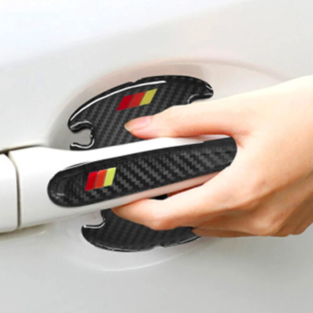 8PCS Car Door Handle Bowl Anti Scratch Sticker Protector Cover For Toyota Tacoma 6B93BC-57
