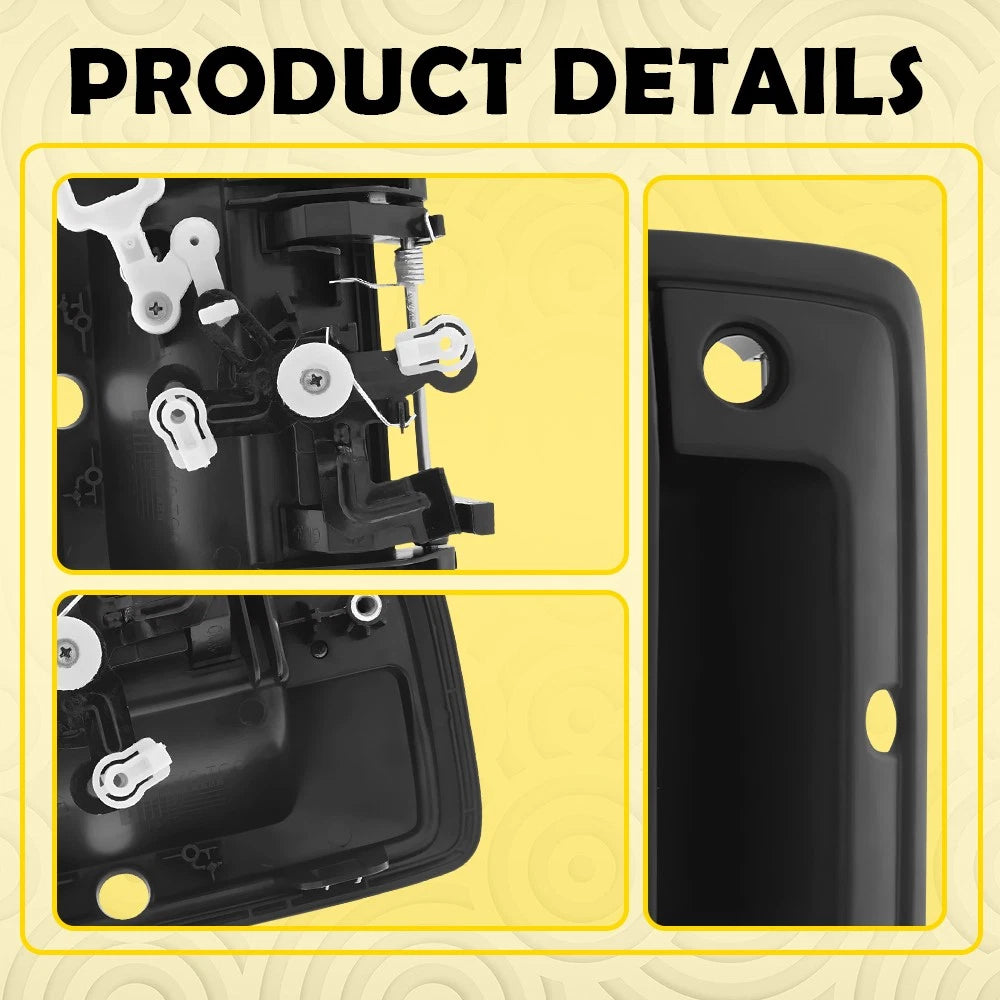 Tailgate Handle w/ Camera Hole for Black 2014-2015 Silverado Sierra 1500 2500 EA 6B93BC-57