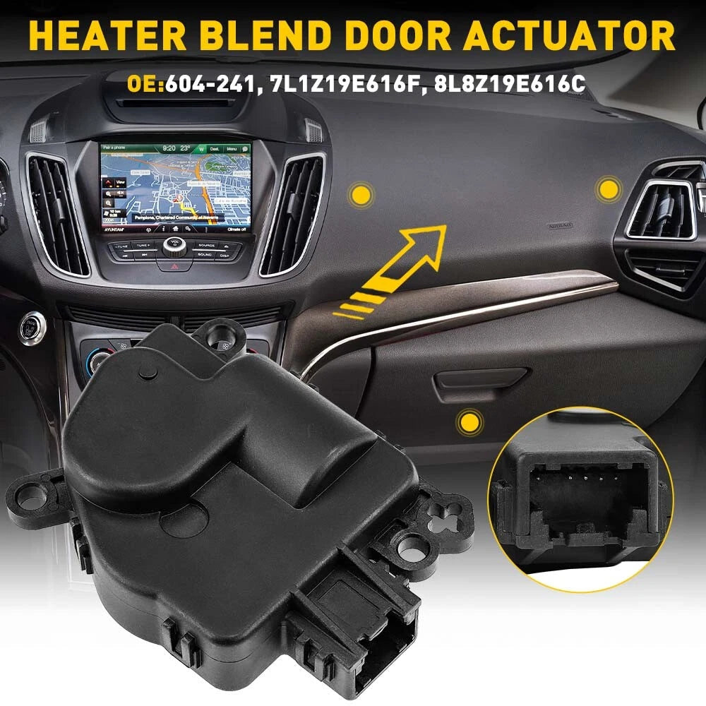 For 2010-2014 Ford F-150 Heater Blend Door Actuator Main Mode Temperature USEOA 6B93BC-57