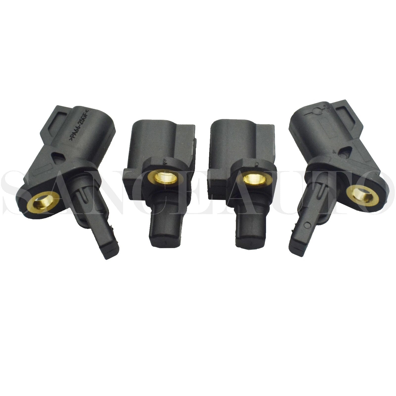 4PCS ABS Wheel Speed Sensor Front Rear L/R For Ford Jaguar Lincoln Volvo 02-20 6B93BC-57