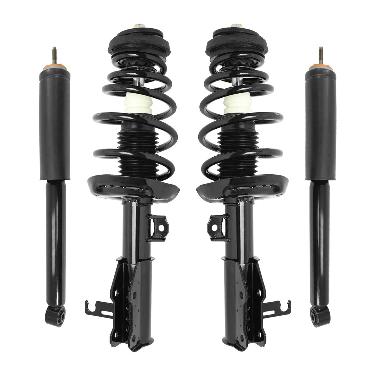 Front & Rear Kit Strut 2010 Compatible with Buick Allure, 2010-2016 Lacrosse, 6B93BC-57