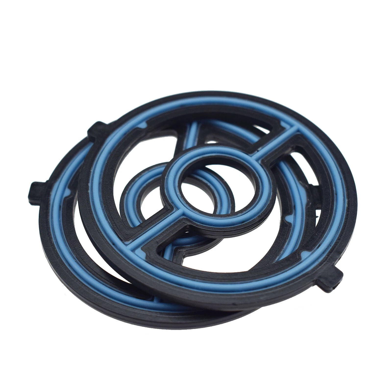 2PCS Engine Oil Cooler Seal Gasket For Mazda 3 5 SPEED 6 CX7 Tribute LF02-14-700 6B93BC-57