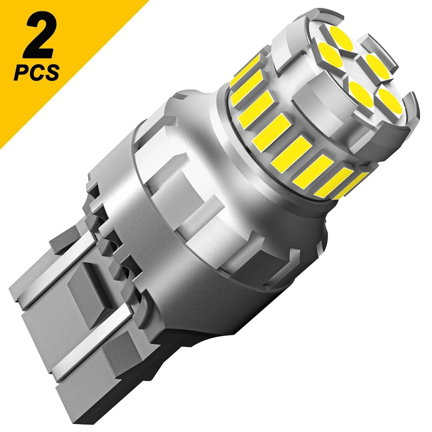 2X 7443 7440 LED Reverse Backup Brake Tail Stop Parking Light Bulbs 2F23 EOA 6B93BC-57