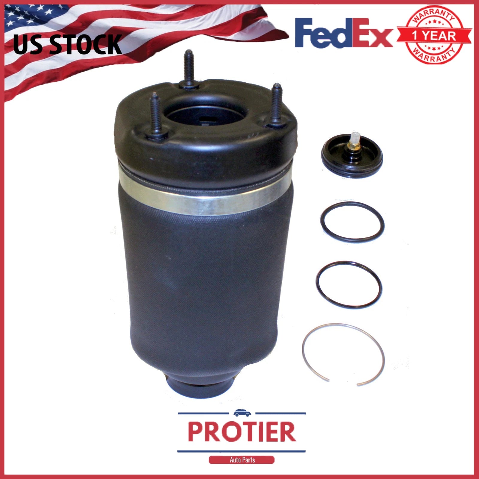 Front Air Spring Bag Assembly Driver or Passenger for Mercedes ML350 GL450 GL550 6B93BC-57