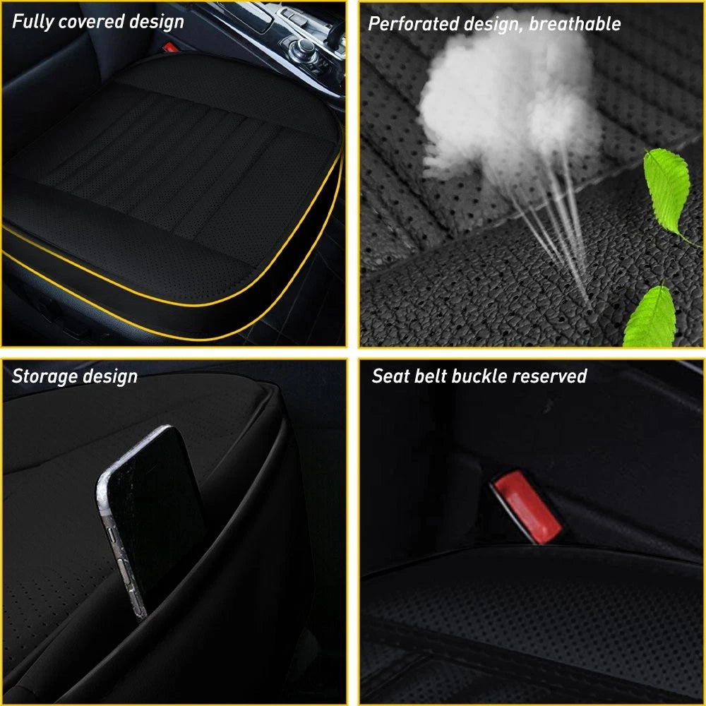 Anti-Slip Seat Car Cover Set Front Black Universal For Auto Interior Accessories 6B93BC-57