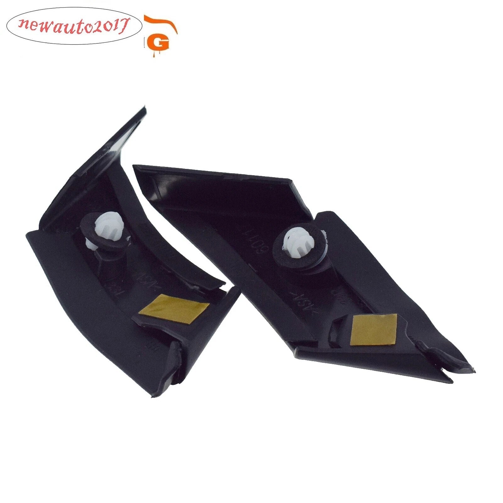 Pair A-pillar Trim Panel Cover For 2019-2023 Toyota RAV4 60117-0R050,60117-0R070 6B93BC-57