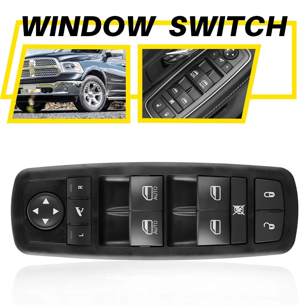 For 2016-2022 Ram 1500 2500 Left Driver Side Master Power Window Control Switch 6B93BC-57