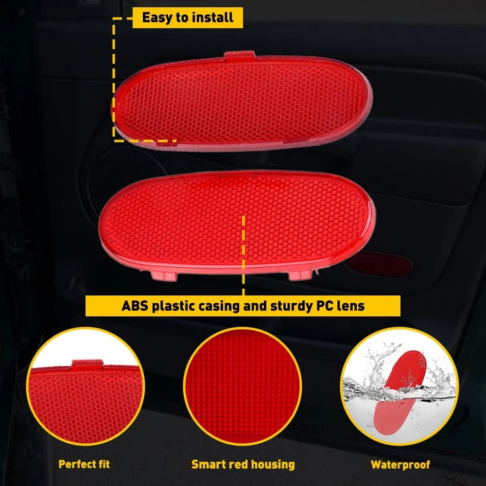 5179299AA For Dodge Ram 1500 2500 3500 Front Panel Door Reflector Interior Cover 6B93BC-57
