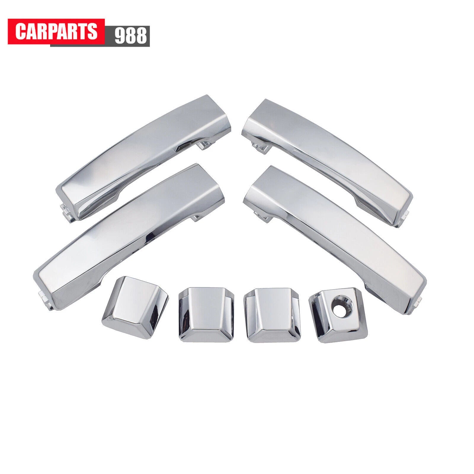 Outer Door Handles Chrome Front Rear For Nissan Titan Armada QX56 80640ZC00A 6B93BC-57