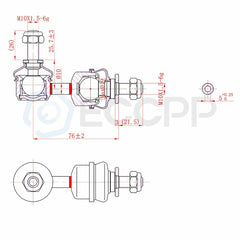 For Mazda 3 & 5 10Pcs Front Control Arms Rear Sway Bar Links Tie Rods Suspension 6B93BC-57