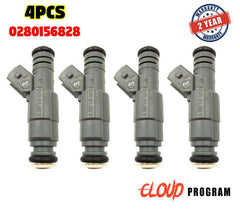 4 Pcs Fuel Injector Nozzle 0280156828 Fit For Chevrolet 6B93BC-57