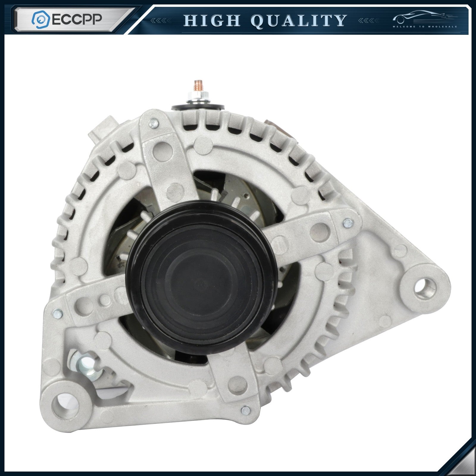 ECCPP Alternator 11516 Fits 2010-11 Toyota Camry 2.5L 100Amp,4 Groove Serpentime ECCPP