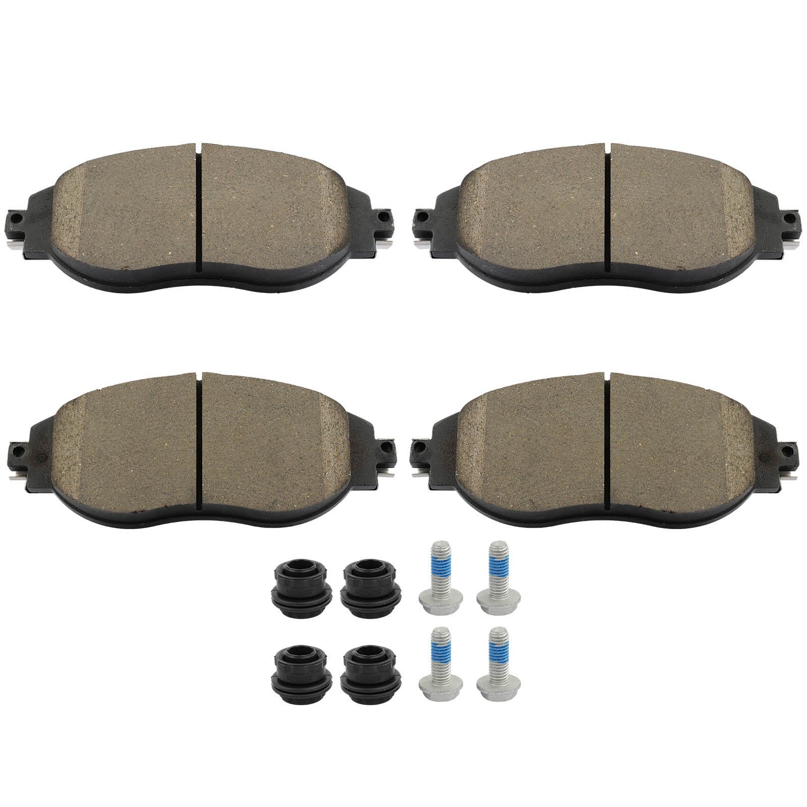 4X Front Ceramic Brake Pad for Volkswagen Arteon Tiguan 2019-2022 Audi Q3 6B93BC-57