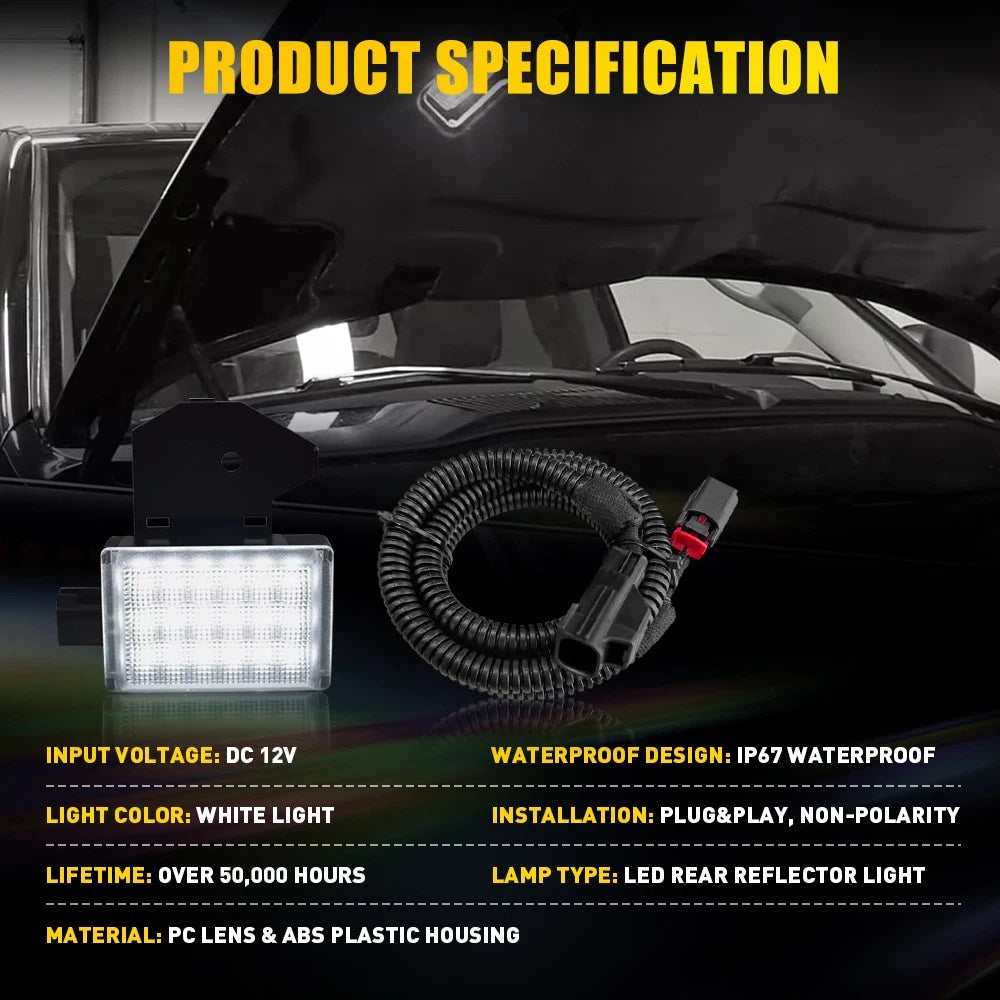 LED Under Hood Light w/ Wiring Harness For 2001-2010 Dodge Ram 1500 2500 3500 EA 6B93BC-57
