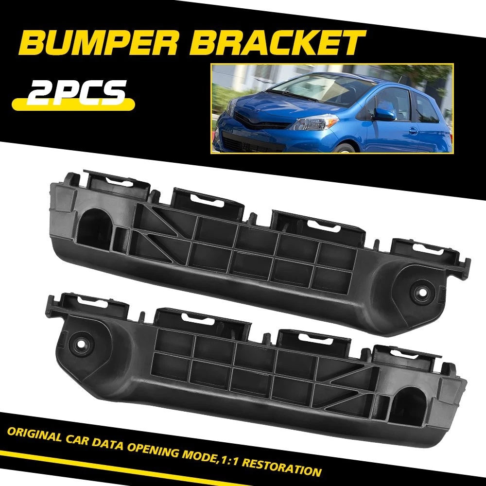 2PCS Left Right Side Front Bumper Brackets for 2012 2013 2014 Toyota Yaris EOA 6B93BC-57