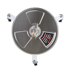 15" Pressure Washer Surface Cleaner w/ 3 Wheels 4000 PSI +2 Extension Wands