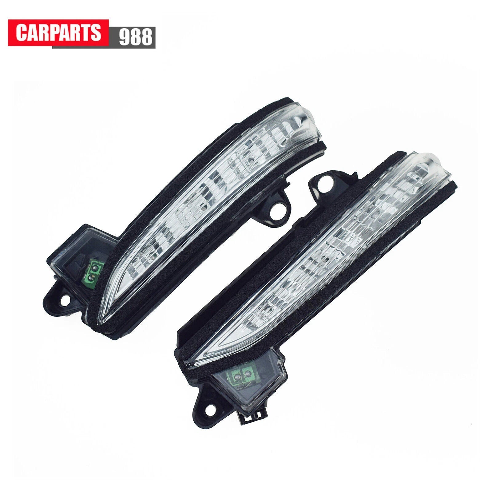 Pair LH RH Mirror Turn Signal Lamp For 13-20 Ford Fusion DS7Z13B375A DS7Z13B374A 6B93BC-57