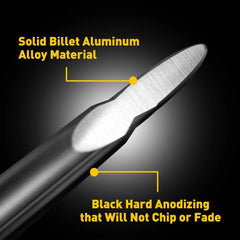 BLACK BULLET ANTENNA 50 CAL SHORT BLACK for 2021Ford F-250 F-350 Super Duty 6B93BC-57