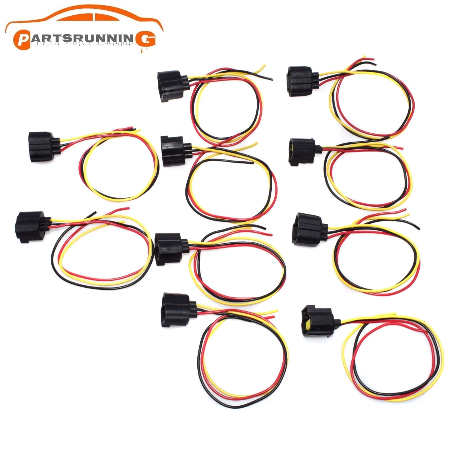 10X ALTERNATOR CONNECTOR PLUG 3 WIRE 1U2Z14S411TA FOR FORD 6G Ford F-150 WPT-118 6B93BC-57