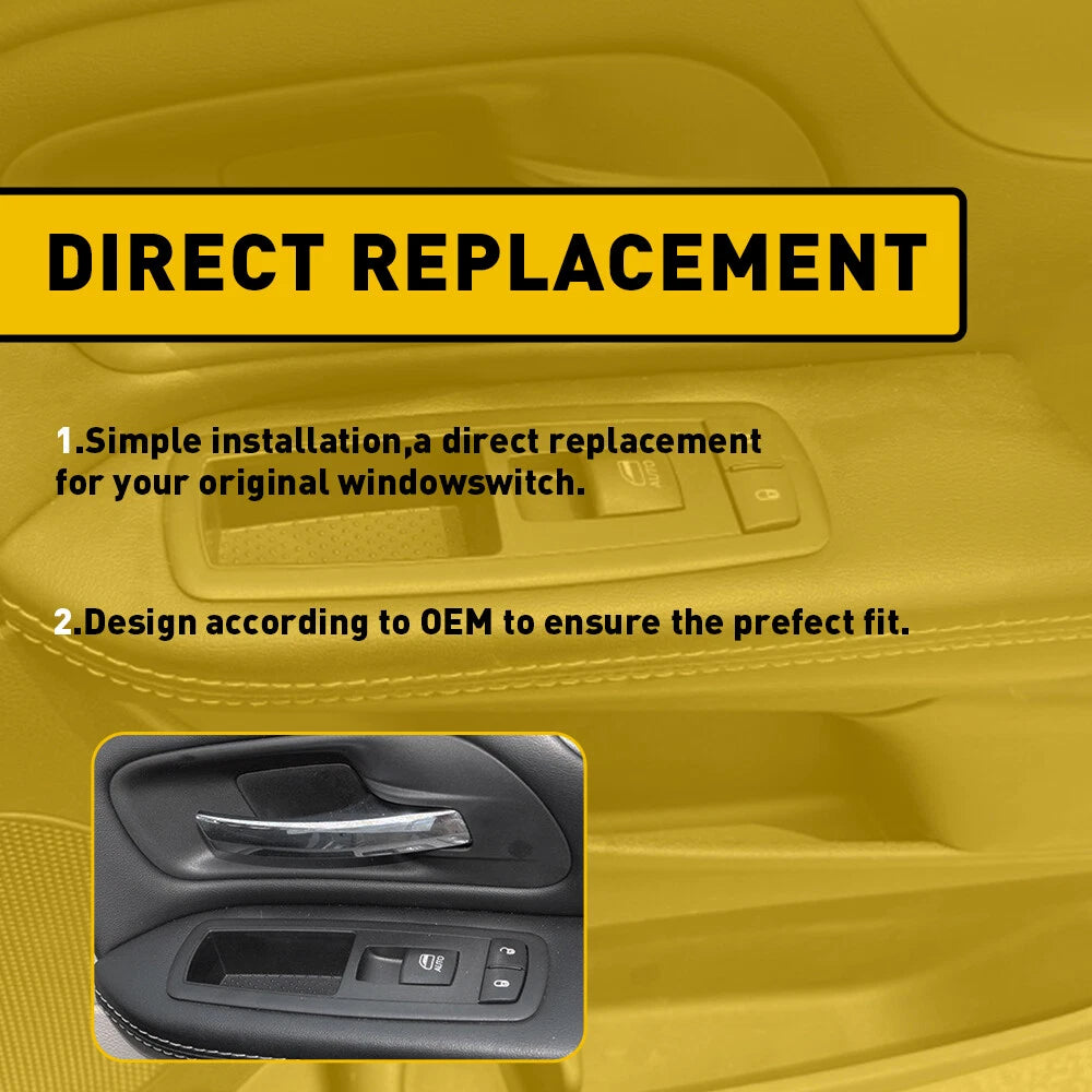For 2011-2015 Dodge Durango Front Passenger Side Power Window Door Lock Switch A 6B93BC-57
