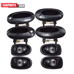 8Pcs Outside & Inside Door Handle Front Rear LH RH For Hyundai Elantra 1996-2000 6B93BC-57