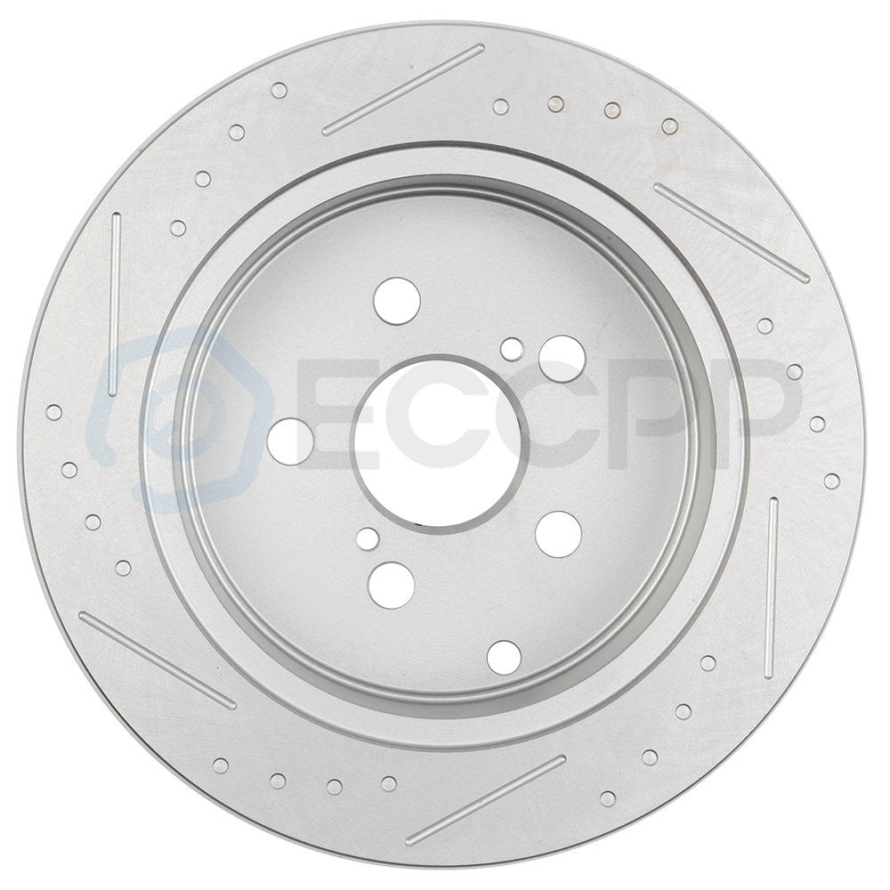 Rear Slot Brake Rotors Pair FOR 2003-2006 Pontiac Vibe 2000-2005 Toyota Celica 6B93BC-57