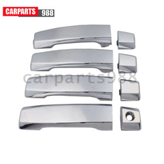 4Pcs Outside Door Handle Chrome Front Rear LH RH For Nissan Titan Armada QX56 6B93BC-57