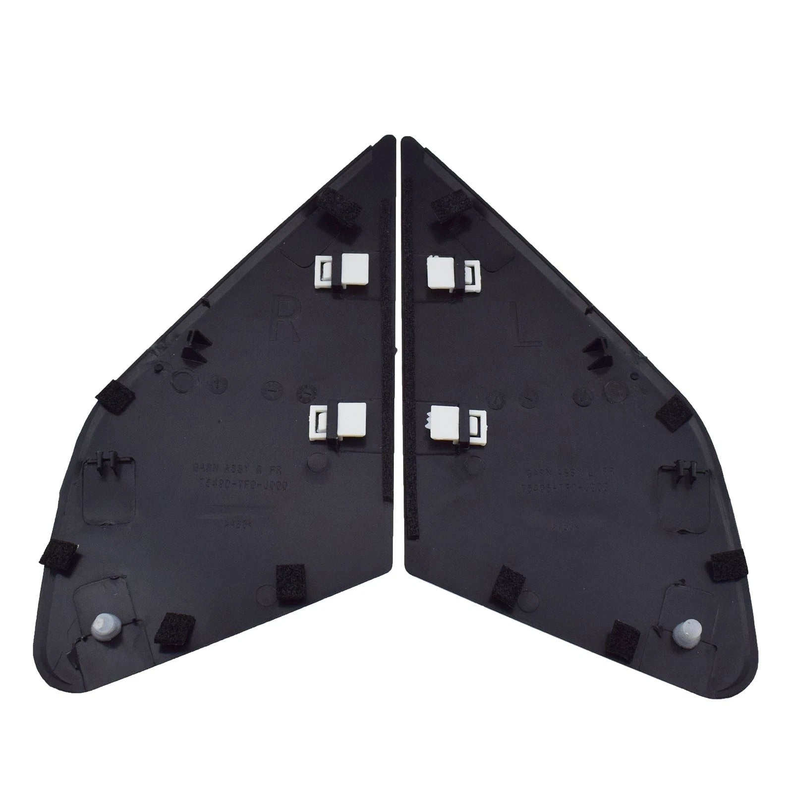 2pcs Car Front Door Garnish Window Glass Trim Cover for Honda Fit Jazz 2009-2013 6B93BC-57