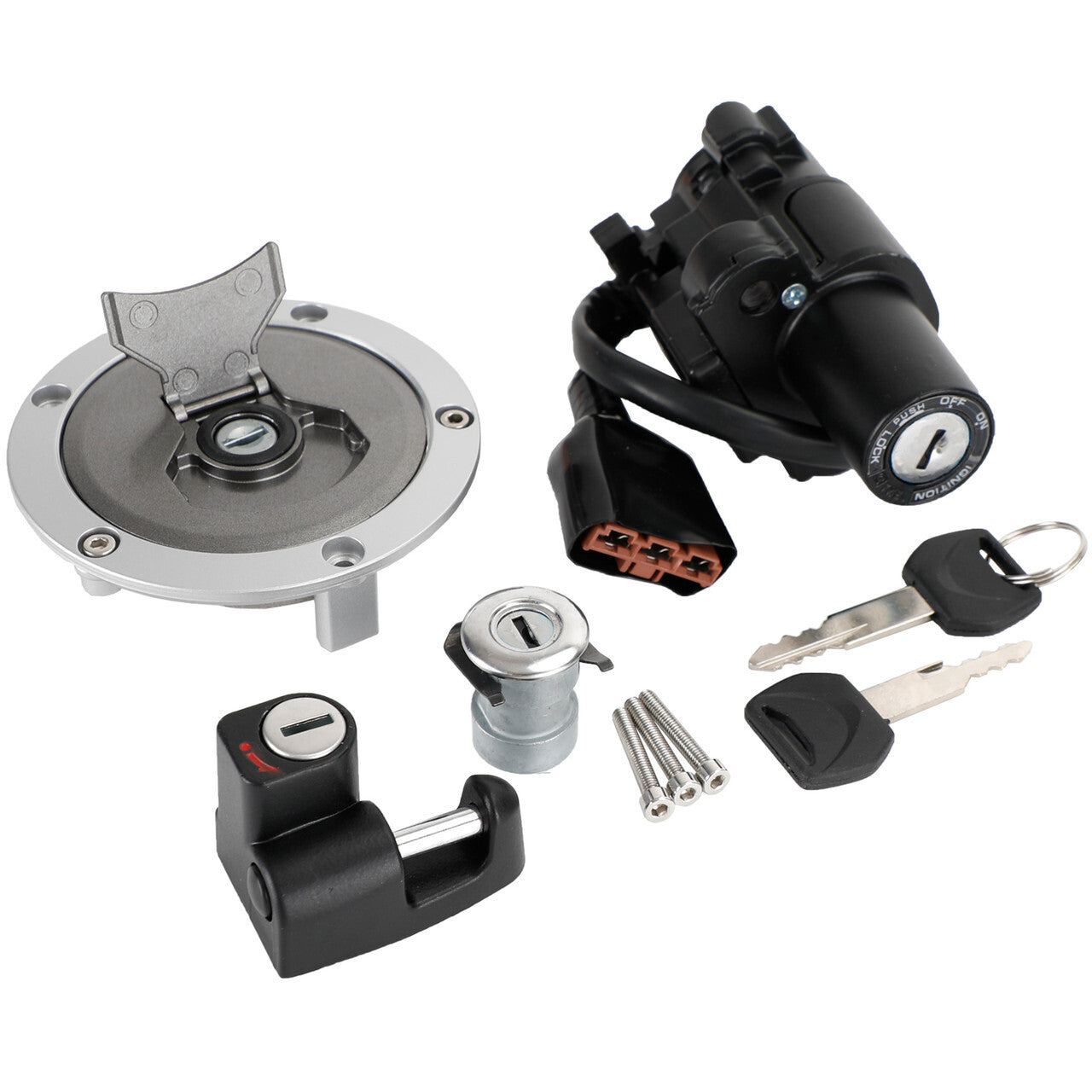 For Honda CRF250 CRF250RL Rally 2017-2020 Ignition Switch Fuel Gas Cap Lock Set 6B93BC-57