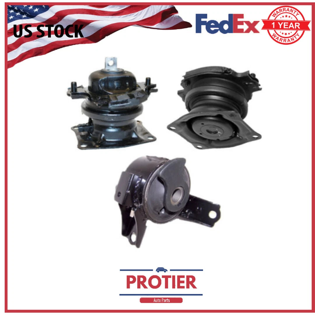 Engine Motor Mount 3PCS Set for 2005-2006 Honda Odyssey 3.5L i-VTEC Auto Trans 6B93BC-57