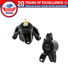 Fits 2014-2016 Kia Forte Koup/ Forte5 1.6L w/MANUAL Motor & Trans Mount 2pcs : 6B93BC-57