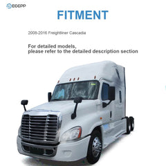 For 2008-2016 Freightliner Cascadia Truck Chrome Hood Mirror Left Driver Side 6B93BC-57