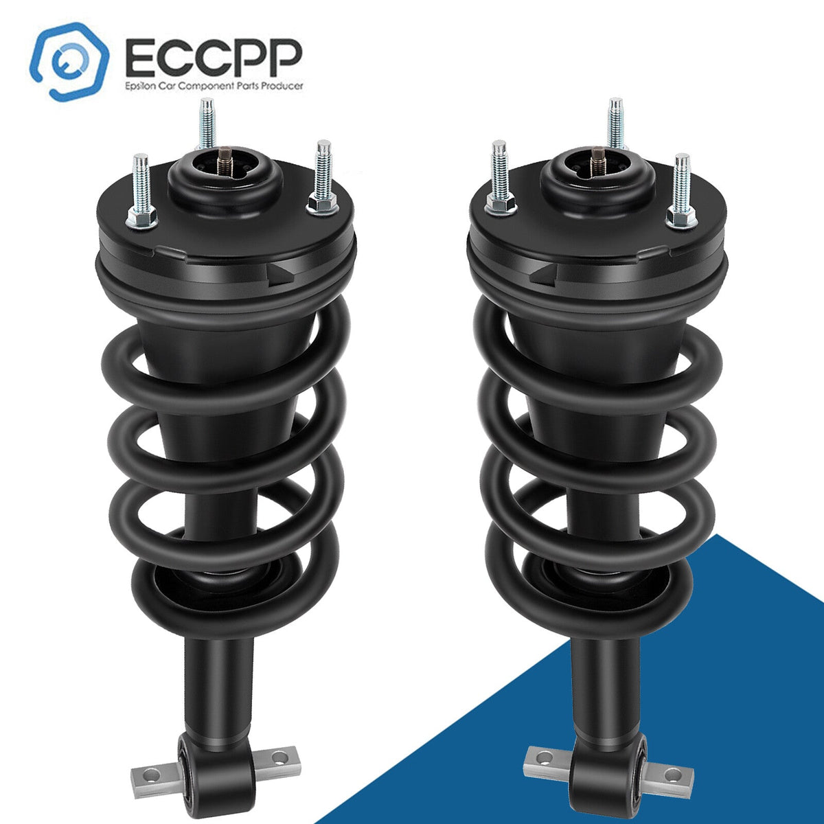 Fits 2007-2013 Chevy Silverado GMC Sierra 1500 Complete Struts w/ Coil Springs 6B93BC-57