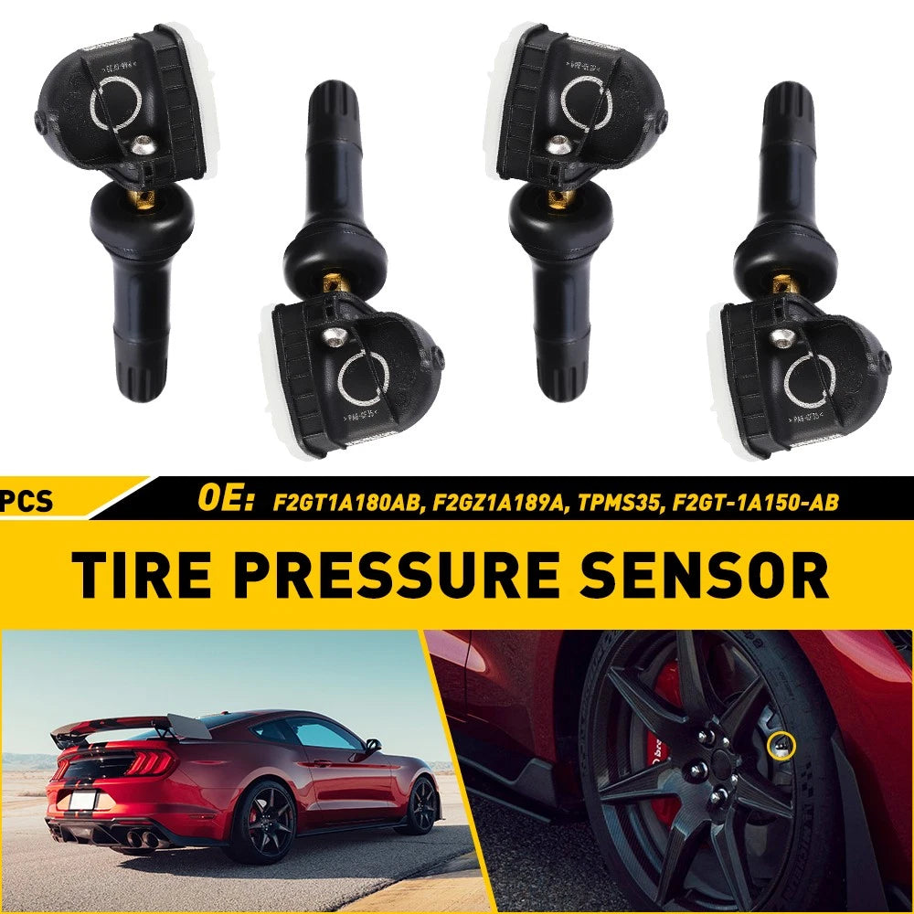 (4) OEM F2GT-1A189-AB TIRE PRESSURE SENSORS For 2015-2018 F-150, EDGE, MUSTANG 6B93BC-57