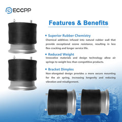 4pcs Air Suspension Air Springs For Freightliner CC Goodyear W01-358-9781 6B93BC-57