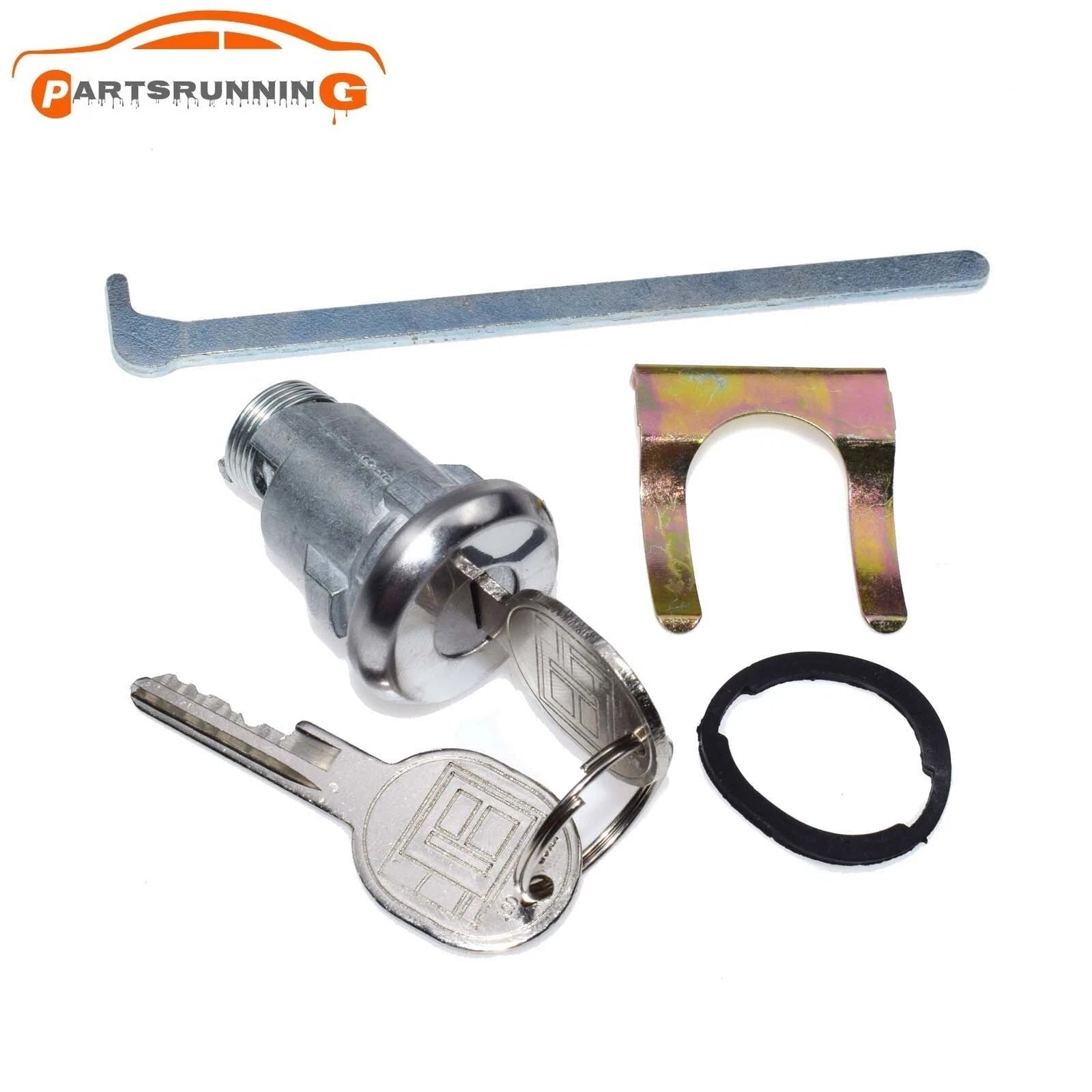 605533 Ignition Doors Trunk Lock Key Cylinder W/ 2 Keys for 53-58 Chevy Corvette 6B93BC-57