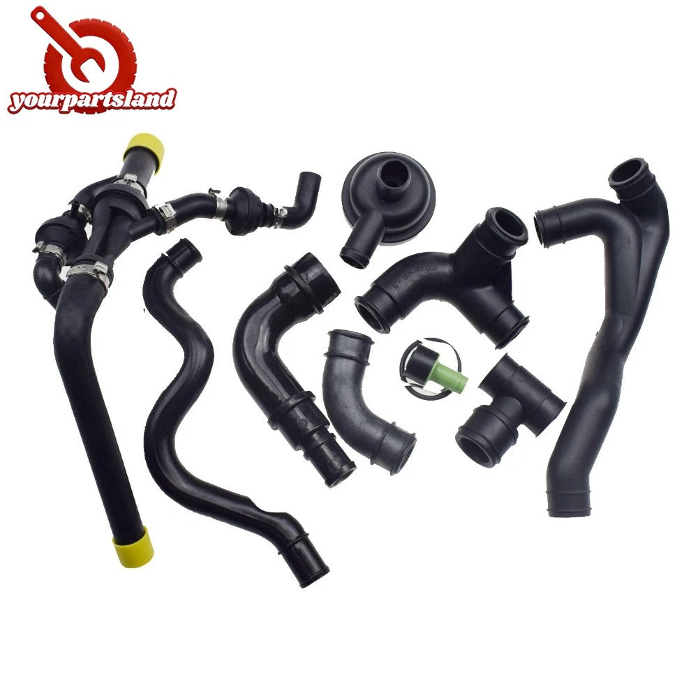 1.8T Crankcase Breather Hose Pipe Valve Kit for Audi A3 TT VW Jetta Seat Skoda 6B93BC-57