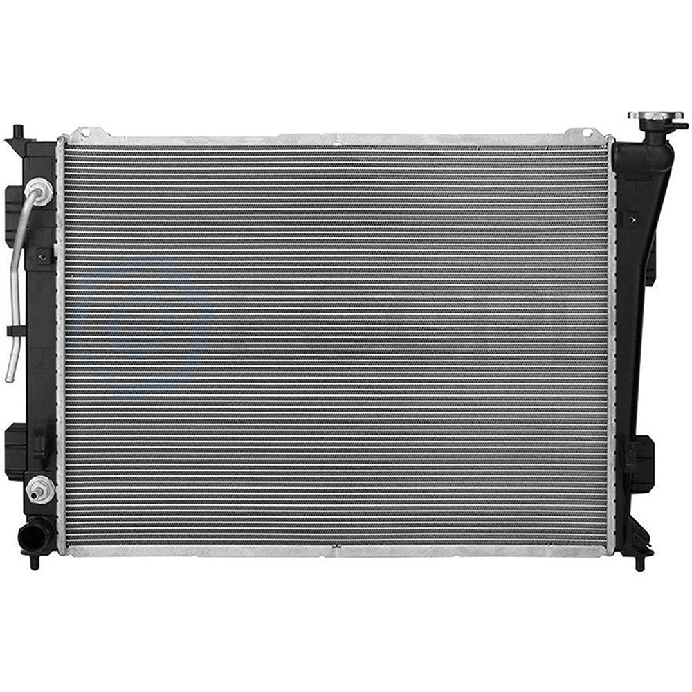 Radiator For 11-14 Hyundai Sonata 14-16 Kia Cadenza with Oil Hose Clamps Kit 6B93BC-57