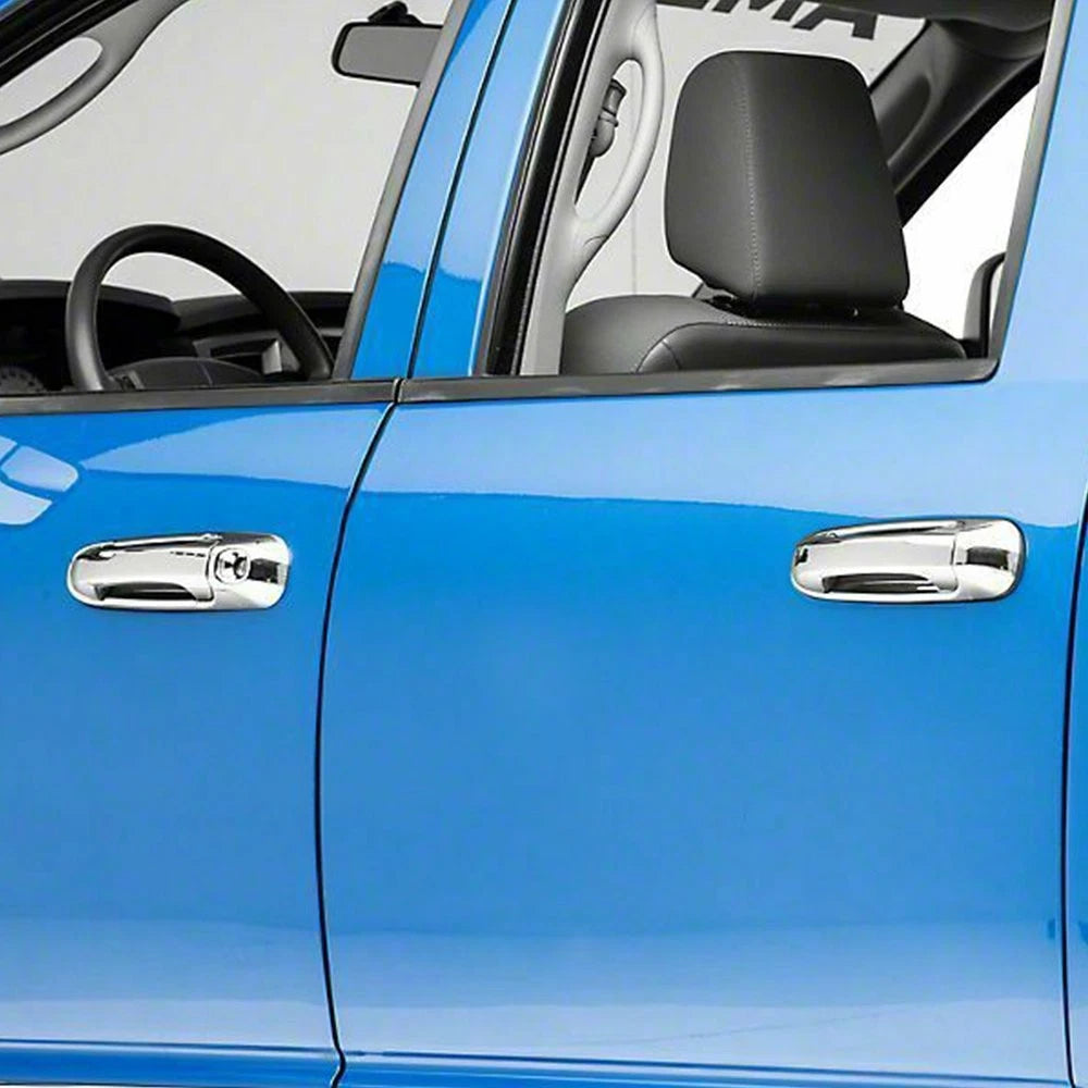 Chrome Door Handle Covers Fit 2002-2008 Dodge Ram / 1500 2003-2009 Ram 2500 3500 6B93BC-57