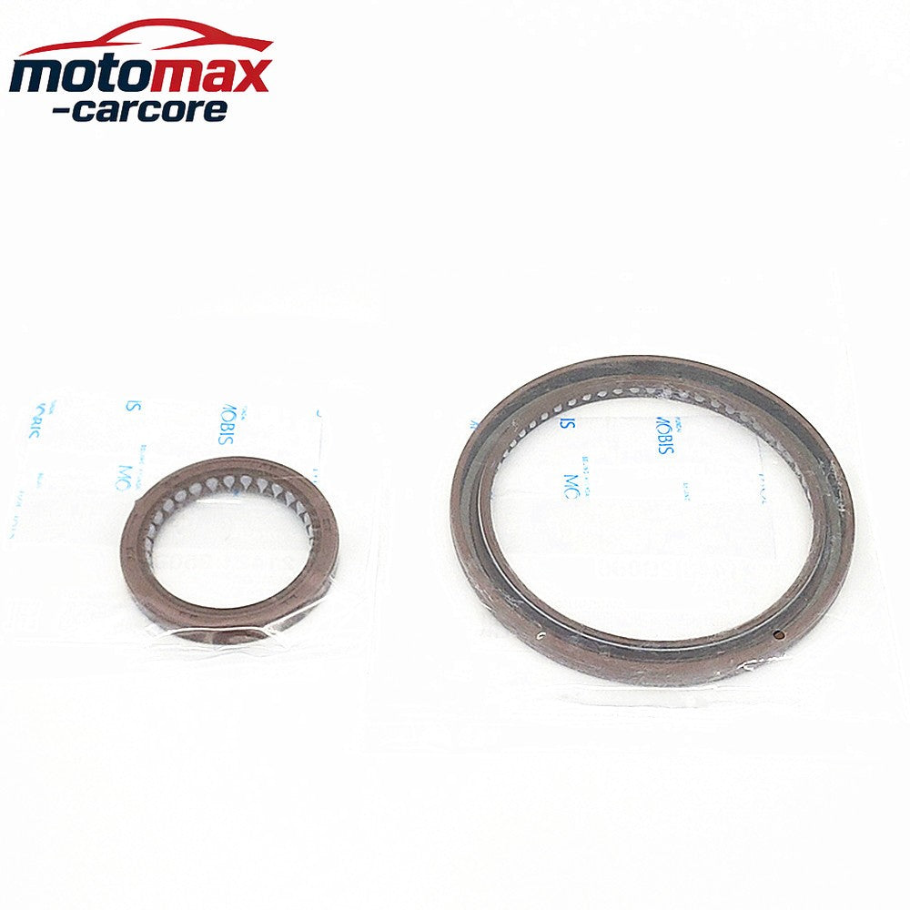 2x Engine Crankshaft Seal For 2022 Hyundai Sonata KIA 2.0 2.4L 21443-2G000 6B93BC-57