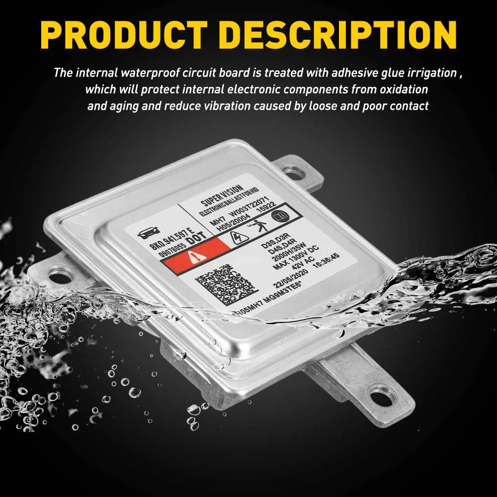 Xenon Ballast HID Light Control Unit Computer Module For 8K0941597E Audi VW 6B93BC-57