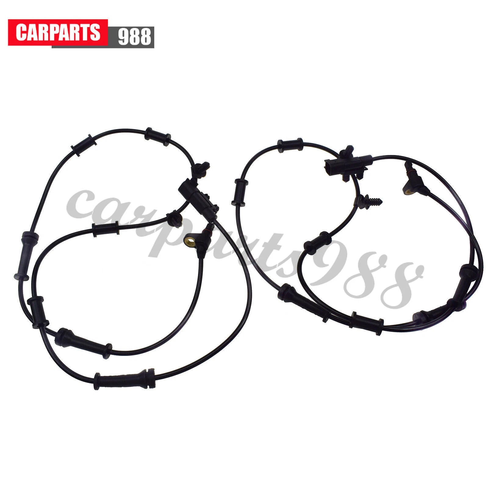 4Pcs Front Rear LH RH ABS Wheel Speed Sensor for 2007-2017 Jeep Wrangler Liberty 6B93BC-57