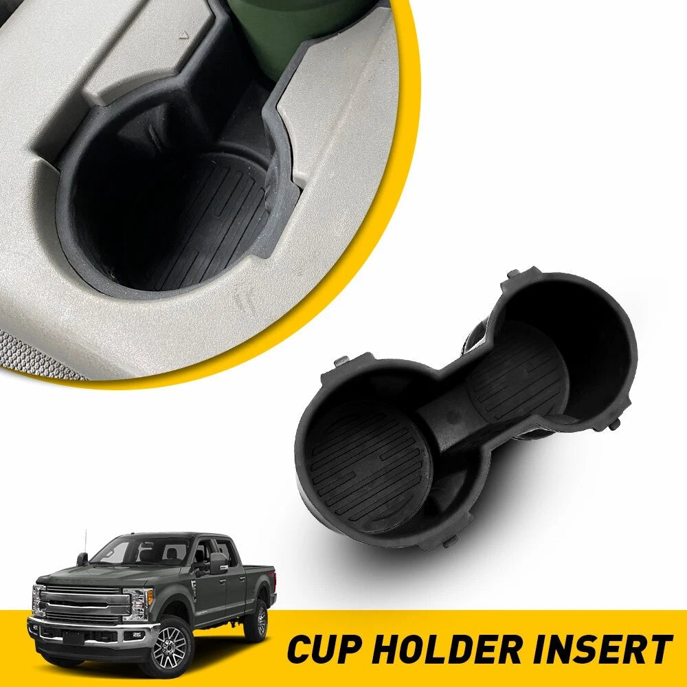 CENTER CONSOLE CUP HOLDER RUBBER FOR 2017-2022 FORD F-250 F-350 F-450 SUPER DUTY 6B93BC-57