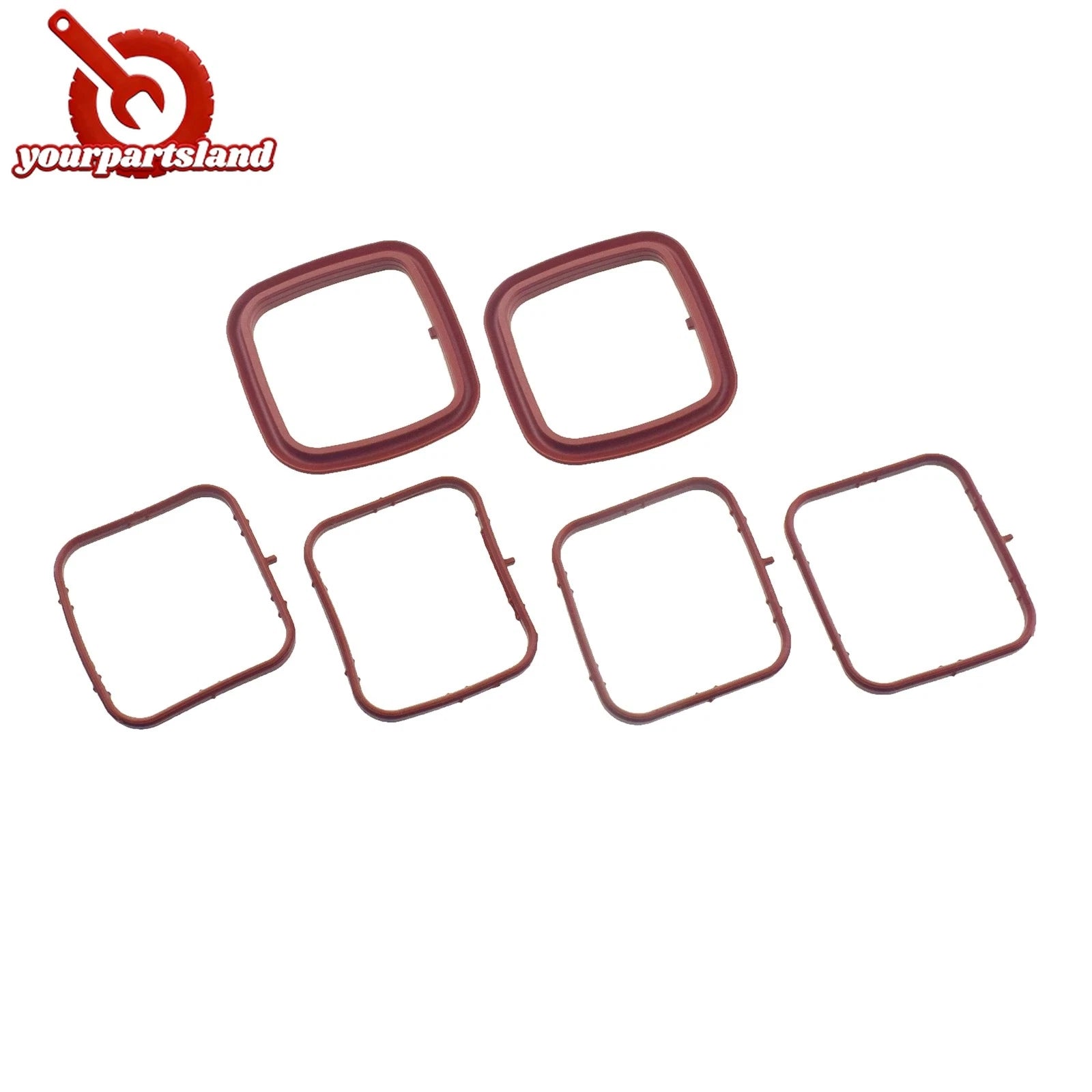 PCV Engine Valve Cover 2 Piece Intake manifold gasket set For VW Audi 3.6L 6B93BC-57